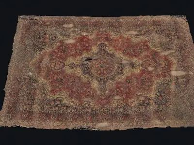 Persian Carpets 1 2 3 Low-poly 3D model