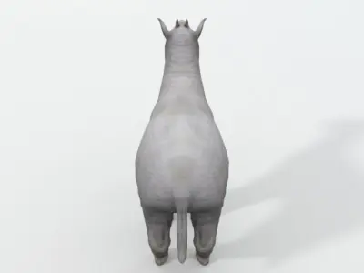 Little Goat Low-poly 3D model