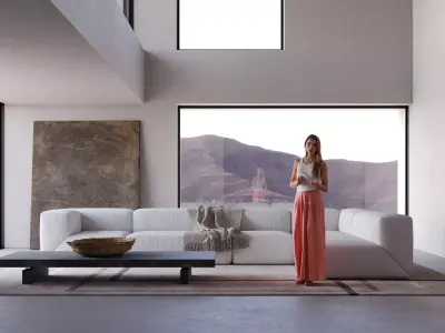 Virtual Location 009 - Cinema 4D Corona scene 3D model