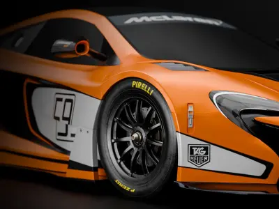 McLaren 650S GT3  3D model