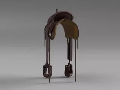 Horse Saddle 3D model