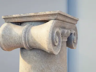 Classic Column Ionic Style 3D model