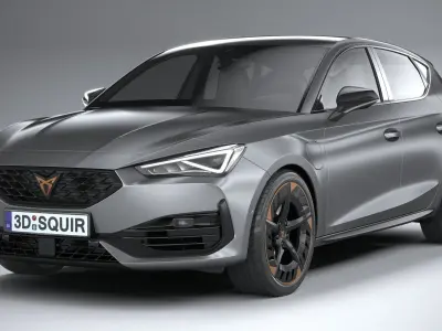 Seat Leon Cupra 5-door 2021 3D model
