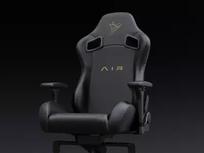 Air Gaming and office chair Low-poly 3D model