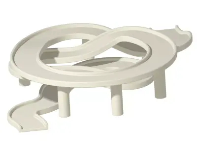 Architectural Complex Bridge 3D print model
