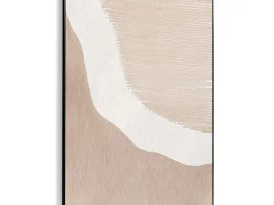 Plaster Two Photo Frame 437 Low-poly 3D model