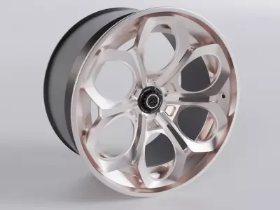 AL13 R110 Centerlock wheel 3D model