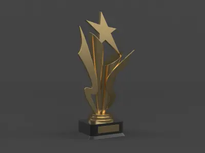 Trophy Cups 3D model 29