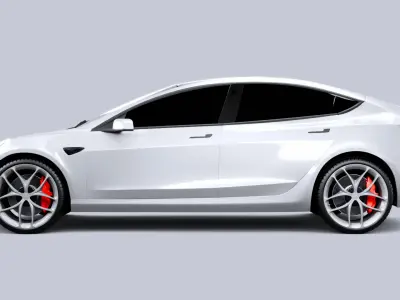 Tesla Model 3 2023 3D model