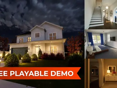 Suburban Modular House Pack 3D model