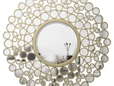 Kentwood Round Wall Mirror VKGL1574 3D model