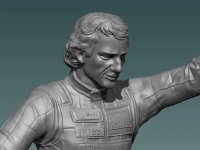 Ayrton Senna Legend 3D print model