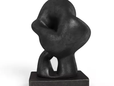 Pierre Martinon Circa  2000  sculpture 3D model
