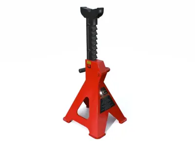 Jack Stand Low-poly 3D model