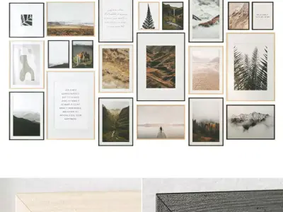 Gallery Wall 45 3D model