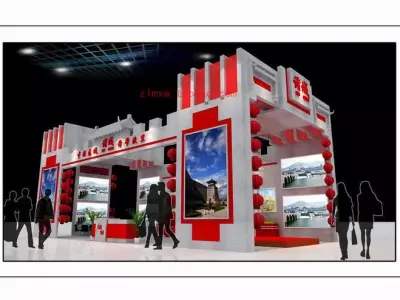 Exhibition - Area - 14X7-3DMAX2009-08 3D model