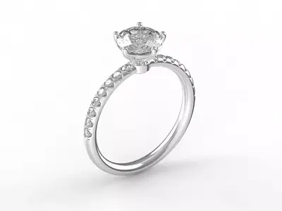 Ring wedding 3D print model