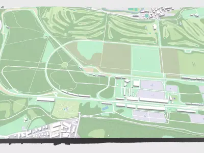 Autodromo Nazionale Monza Italy 3D model