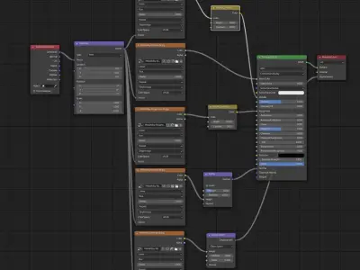 Houselamp street light on wall Low-poly 3D model