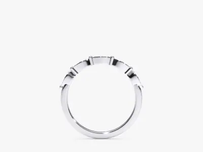 ZDR0147 gold band with diamonds 3D print model