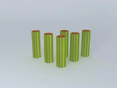 Red Flowers  3D model