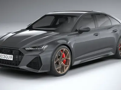 Audi RS6 Sedan 2024 3D model