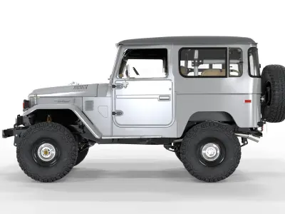 Toyota Fj40 1980 Custom Desing OBJ 3D model