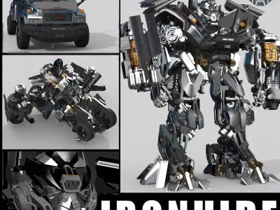 Ironhide Lives On - 3d animated model 3D model