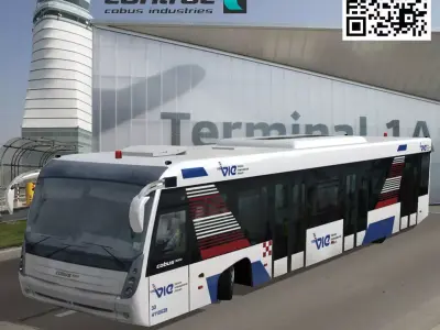 Cobus 3000 Vienna Airport Low-poly 3D model