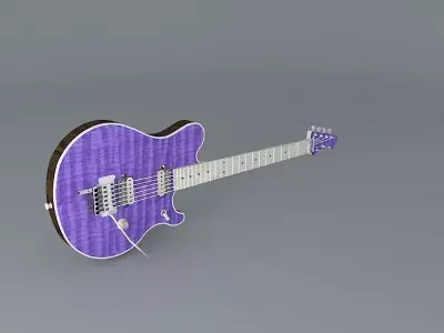 Ernie Ball MUSICMAN Eddie Van Halen Model guitar Free 3D model