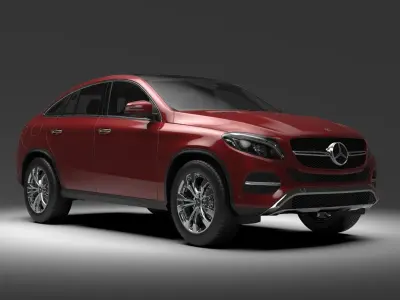 Mercedes Benz GLE Coupe 2016 3D model