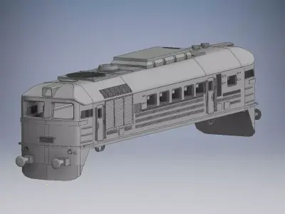 M62 Locomotive 3D model