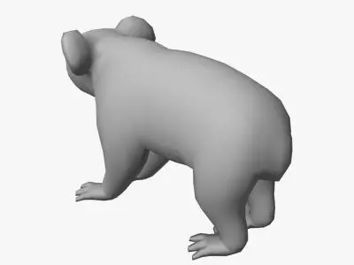 Low Poly Koala bear Low-poly 3D model