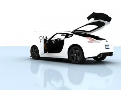 Nissan 370Z Drift 2009 3D model