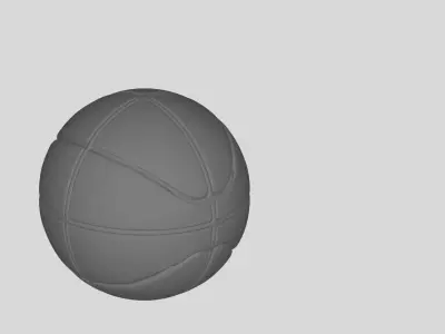 Basketball 3D model 4
