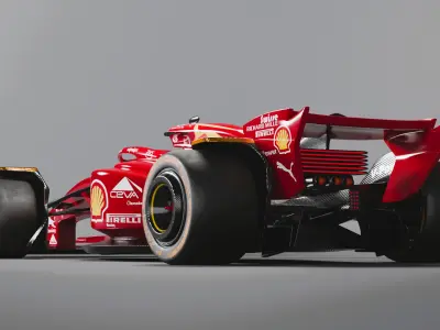 Formula 1 Car - Ferrari Concept 3D model