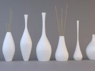 Ceramic vases Free 3D model