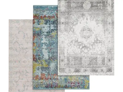 Rug Set 1798 3D model