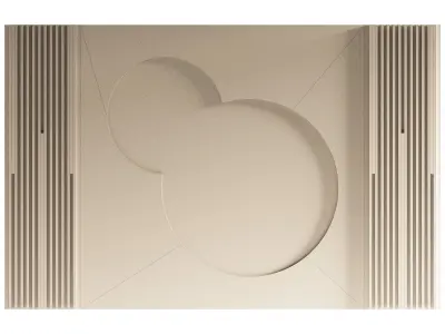 Wall 3D panel 18 3D model