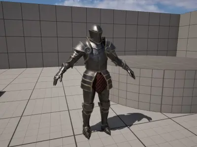 Frogmouth Knight Low-poly 3D model