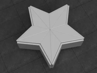 Star Decoration Free 3D print model