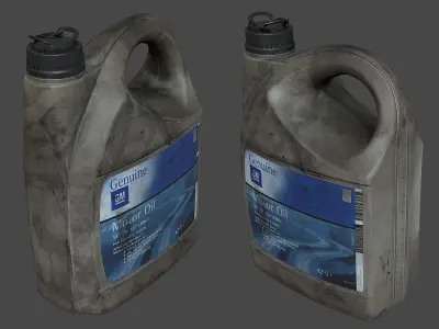 Motor Oil Canister 3D model