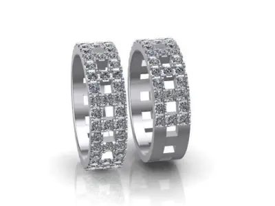 Tffany true wide ring 3D print model