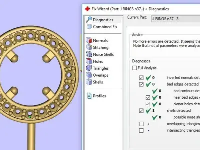 J RINGS N37 3D print model