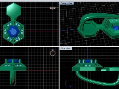 Pendant Luxury set 3D print model