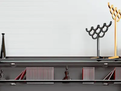 TV wall unit 2 3D model