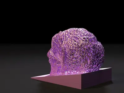 Zombie sculpture 3D print model