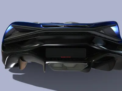 Bugatti mistral 3D model