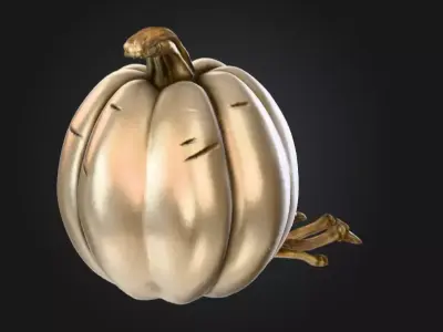 Cursed Pumpkin Fiend Low-poly 3D model
