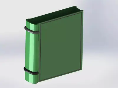 Book-Shaped Vase  Organizer 3D print model